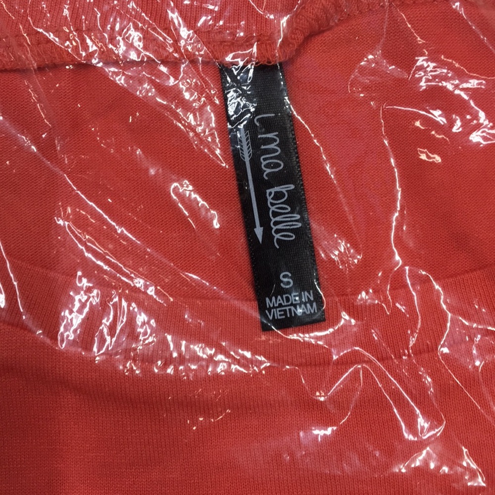 NWT! Peach Lace Up & Ties Side Detail Tunic - Picture 6 of 7